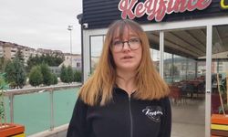 Yavru ayının paniğe neden olduğu iş yerindeki çalışan o anları anlattı