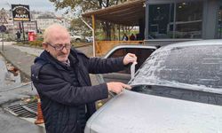 Maganda kurşunu otomobile isabet etti