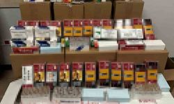 140 bin dolu ve boş kaçak makaron ele geçirildi