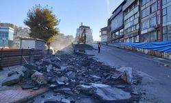 Fevkani Köprü'de yıkım son hız devam ediyor
