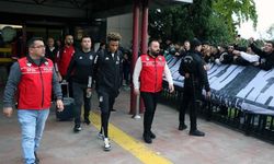 Beşiktaş'a Samsun’da çiçekli karşılama