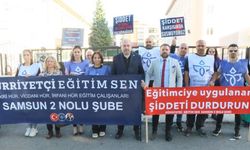 Öğretmene şiddet iddiası; Sendika üyelerinden protesto