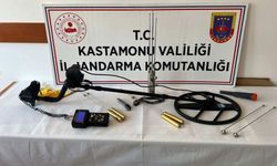 İzinsiz kaçak kazı yapan 2 kişi suçüstü yakalandı