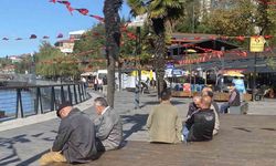 Sıcak havayı gören sahile koştu