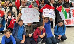 Vatandaşlar Filistin’e destek için bir araya geldi