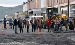 Başkan Halil Posbıyık asfaltlama çalışmalarını inceledi