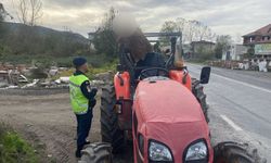Jandarma ekiplerinden trafik denetimi