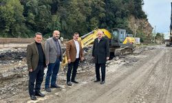 Yeni spor salonu inşaatını incelediler