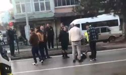 Minibüsün çarptığı yaşlı adam ağır yaralandı