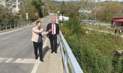 MYK Üyesi Murat Kotra, tehlike arz eden köprüde incelemede bulundu