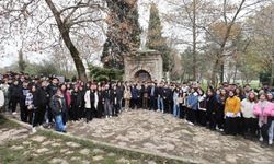 Gençler Fatih’in son seferine çıktığı Hünkar Çayırı’nı gezdi
