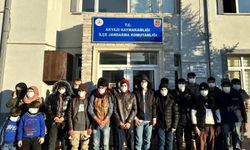 31 kaçak göçmen yakalandı