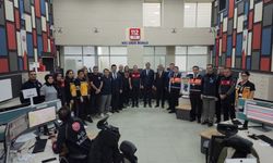 Mustafa Yavuz görevi başındaki personelin yeni yılını kutladı