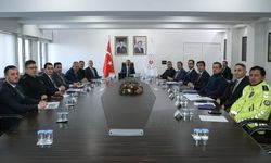 Güvenlik toplantısı Vali Osman Hacıbektaşoğlu başkanlığında yapıldı