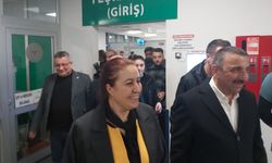 Vali Osman Hacıbektaşoğlu ve eşi Güney Hacıbektaşoğlu Acil Servis'te 