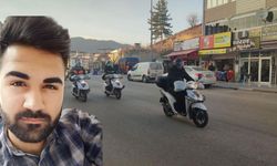 Trafik kazasında ölen motokurye Tevfik Arayıcı'nın meslektaşlarından konvoylu tepki