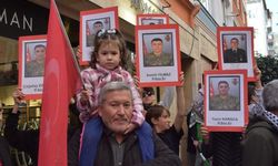 'Şehitlere rahmet Filistin'e destek' yürüyüşü yapıldı