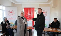 Çiftçiler iyi tarım uygulama sertifikalarını aldılar