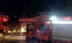 Restoranda yangın paniği
