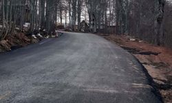 Teleferiğin son durağına otopark ve yol