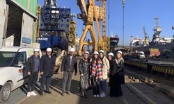 SUBÜ öğrencileri teknik gezi için Tuzla Tersanesi’ndeydi