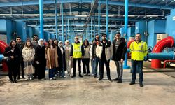 Üniversite öğrencileri suyun yolculuğu hakkında bilgi aldı