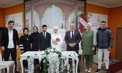 Yeni yılın ilk nikahı kıyıldı