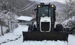 Zonguldak’ta karla mücadele çalışmaları sürüyor