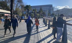 Güneşi gören vatandaşlar sahile akın etti