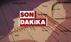 Deprem oldu: Zonguldak sallandı
