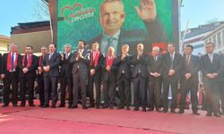 Miting havasında belediye başkan adayları tanıtıldı