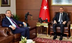 Bakan Yardımcısı  Abdullah Tancan'dan Vali Osman Hacıbektaşoğlu'na ziyaret