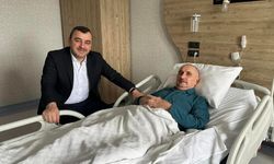 Ahmet Çolakoğlu’ndan tedavisi süren iş insanı Ertan Cıvak'a ziyaret