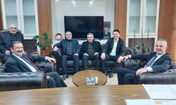 Dr. Ömer Selim Alan, Çevre Müdürü Hasan Öztürk'ü ziyaret etti