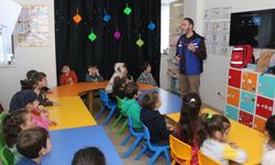 AFAD personelinden miniklere afet bilincine yönelik eğitim