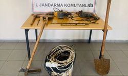 İzinsiz kazıya Jandarma engeli