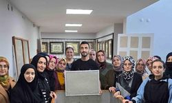 Sanat eserleri için kağıt ürettiler
