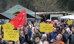 ‘Horonlu, gollü’ HES protestosu