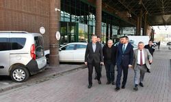 Başkan Özkan Çetinkaya, şehirlerarası otobüs terminalini inceledi