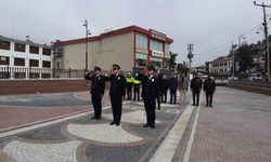 Türk Polis Teşkilatı’nın 179. kuruluş yıl dönümü için çelenk sunma töreni düzenlendi