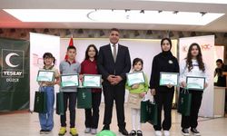 Yetenek yarışmasında dereceye giren öğrencilere ödülleri verildi
