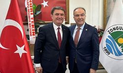 Harun Akın'dan Zonguldak Belediye Başkanı Tahsin Erdem'e ziyaret