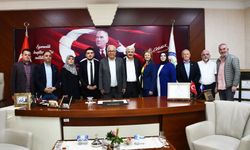 AK Parti heyetinden, Başkan Halil Posbıyık’a hayırlı olsun ziyareti