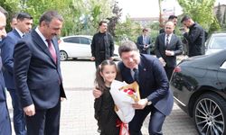 Adalet Bakanı Yılmaz Tunç'u Vali Osman Hacıbektaşoğlu karşıladı