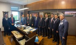 Saffet Bozkurt’a, Belediye, ilçe ve belde başkanları ile il genel meclis üyelerinden ziyaret