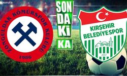 Zonguldak Kömürspor ile Kırşehir Belediyespor'un ilk 11'leri belli oldu