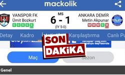 Vanspor-Ankara Demirspor maçında skandal: 7 gol atılan maçta hiç şut çekilmedi!
