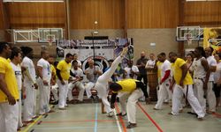 Capoeira festivaline sporcular damga vurdu
