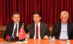 Makamında saldırıya uğrayan Başkan Osman Beşel’e belediye başkanlarından destek ziyareti