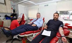 Başkan Osman Çelik’ten kan bağışı kampanyasına destek